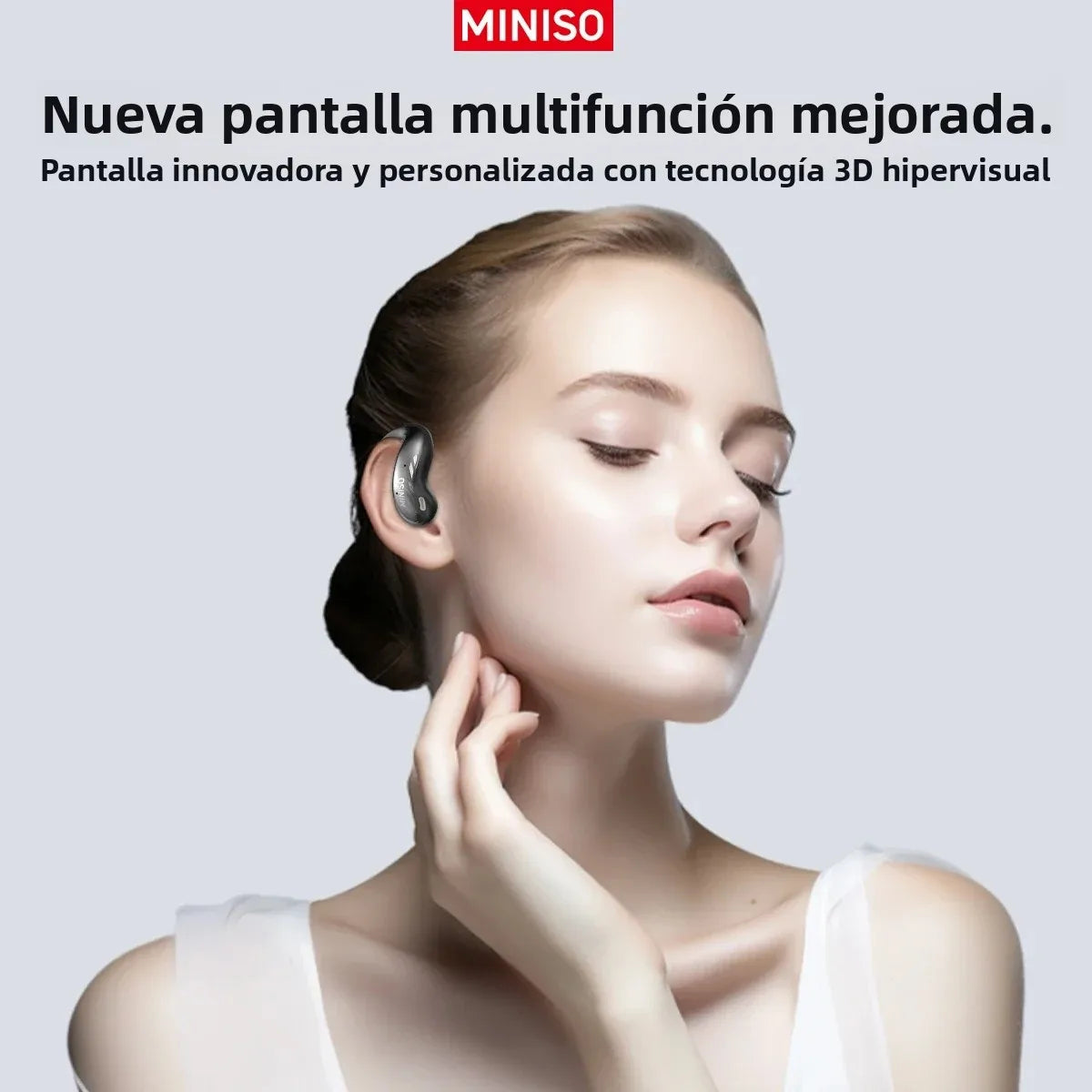 MINISO MS188 Auriculares Bluetooth con Pantalla Táctil