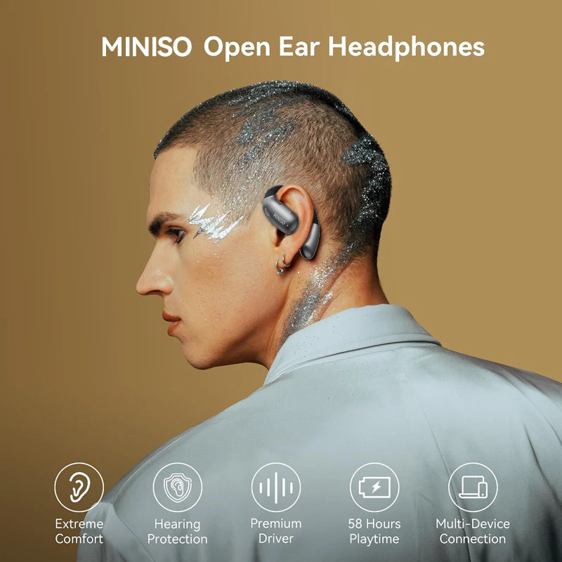 Auriculares de tradución IA MINISO X28 Bluetooth