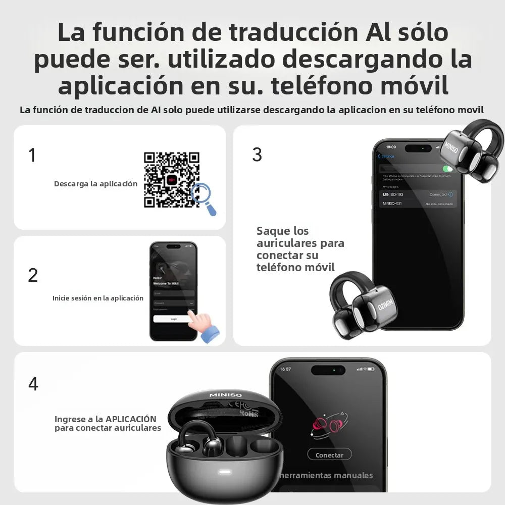 MINISO MS198 Auriculares Bluetooth V6