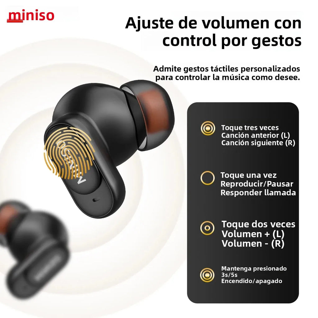 MINISO MS105 Auriculares Bluetooth Inalámbricos